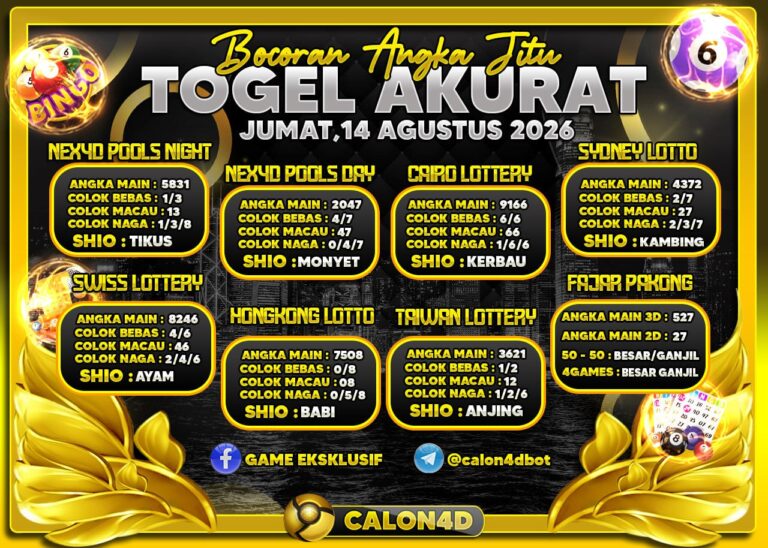 PREDIKSI TOGEL CALON4D