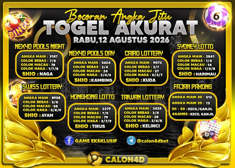 PREDIKSI TOGEL CALON4D